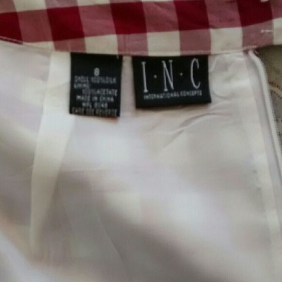 INC Silk Skirt  - Picture 4 of 5